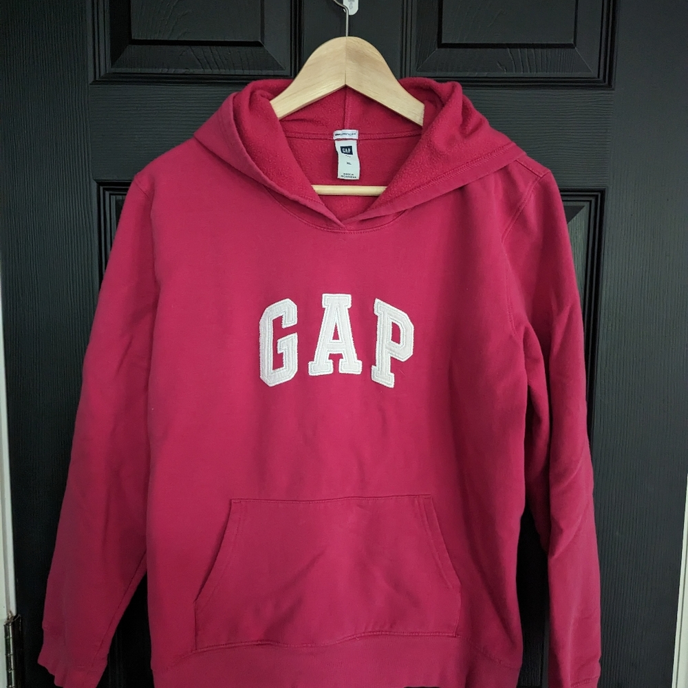 Vintage Early 2000 GAP GAPSTRETCH Pink Hoodie